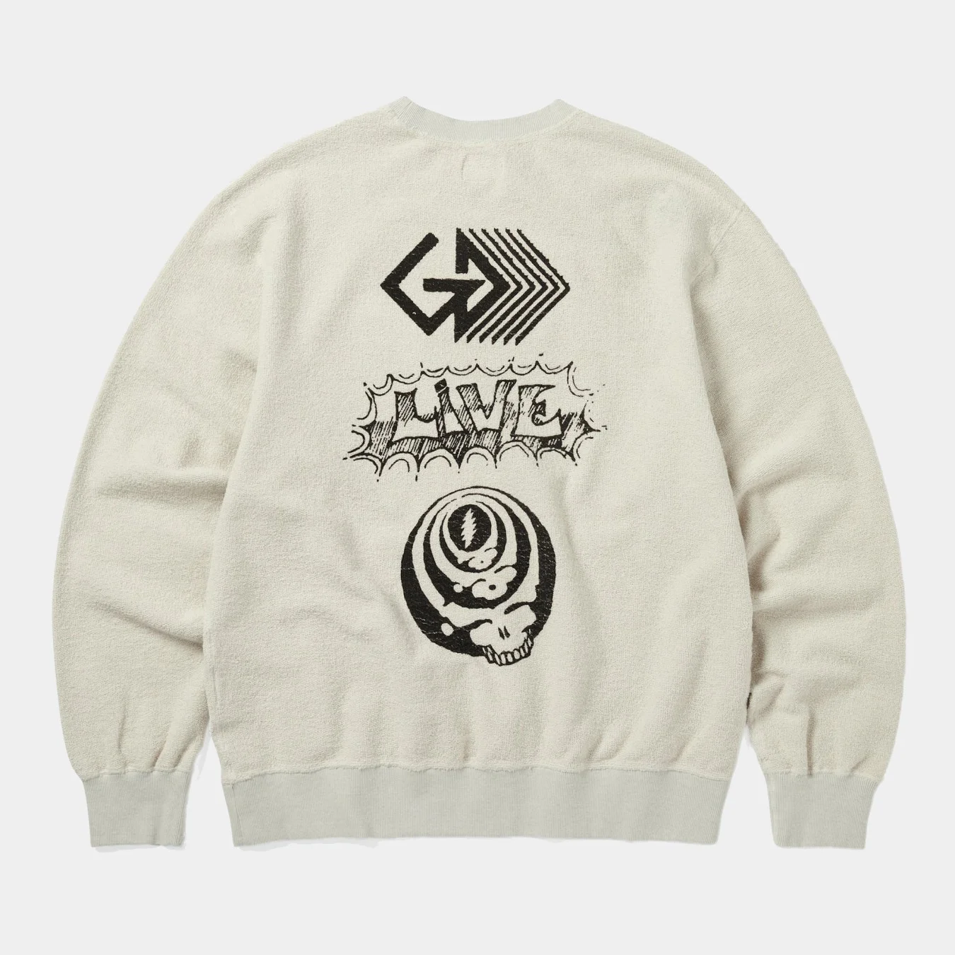 thisisneverthat x Grateful Dead Peace Bears Reversible Crewneck