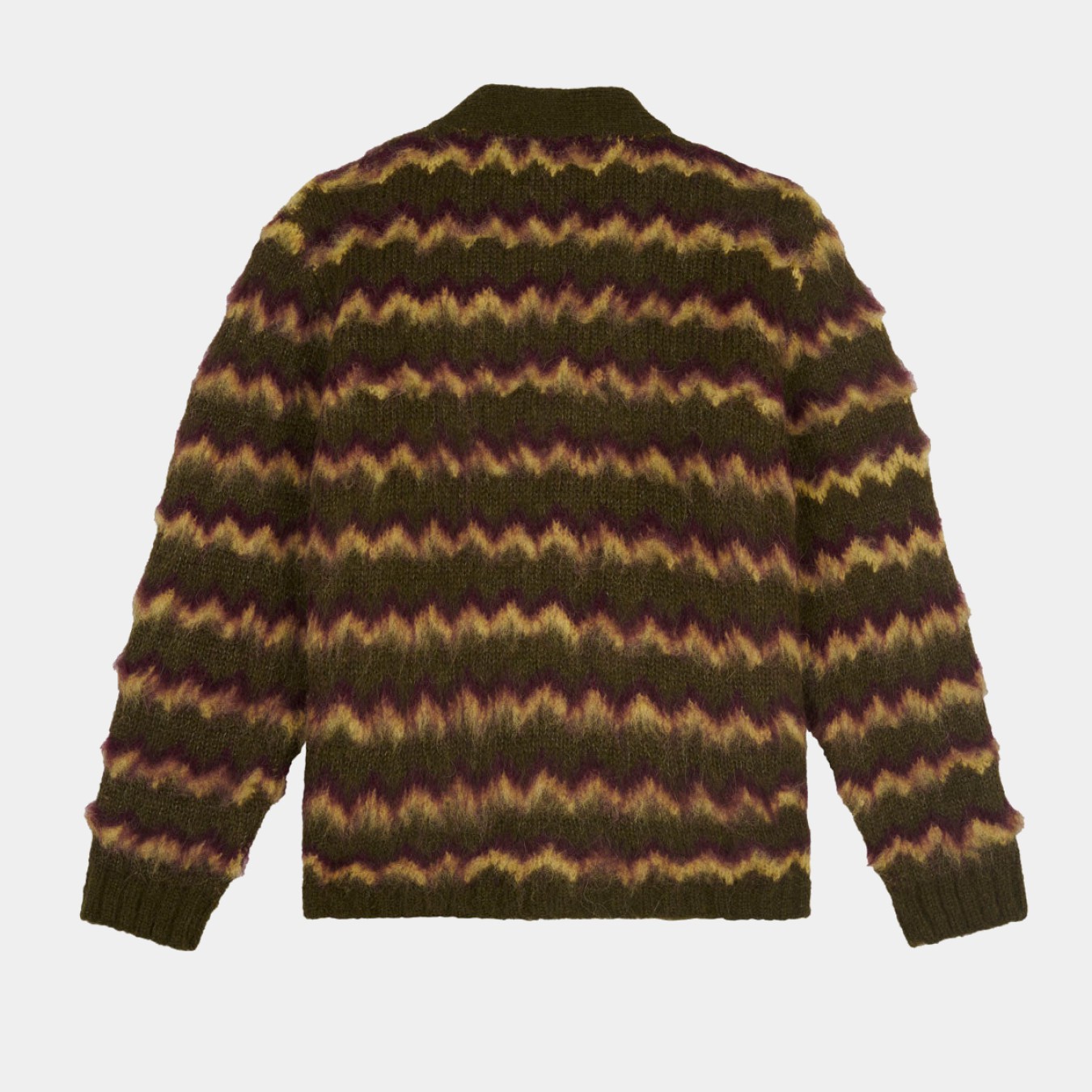 Brain Dead Zig Zag Striped Cardigan
