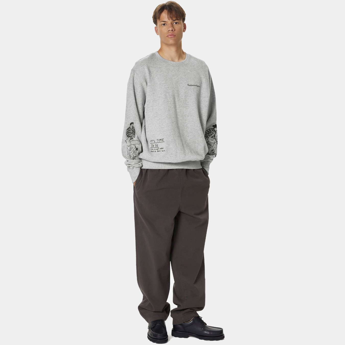 thisisneverthat Sketch Embroidery Crewneck