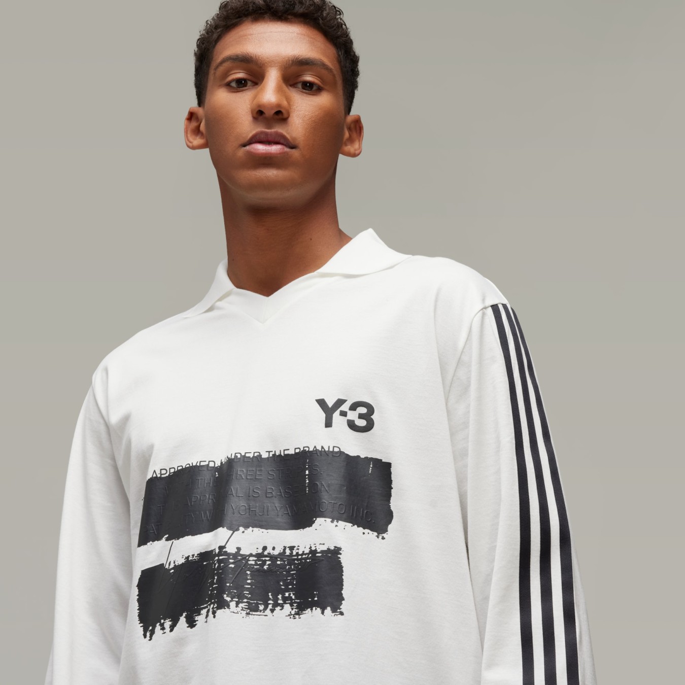 Y-3 Graphic Logo Long Sleeve Tee