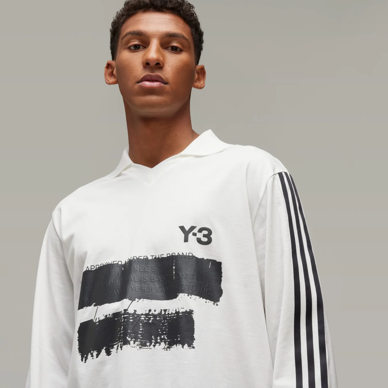 Y-3 Graphic Logo Long Sleeve Tee