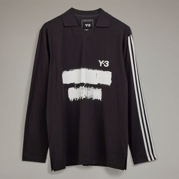 Y-3 Graphic Logo Long Sleeve Tee