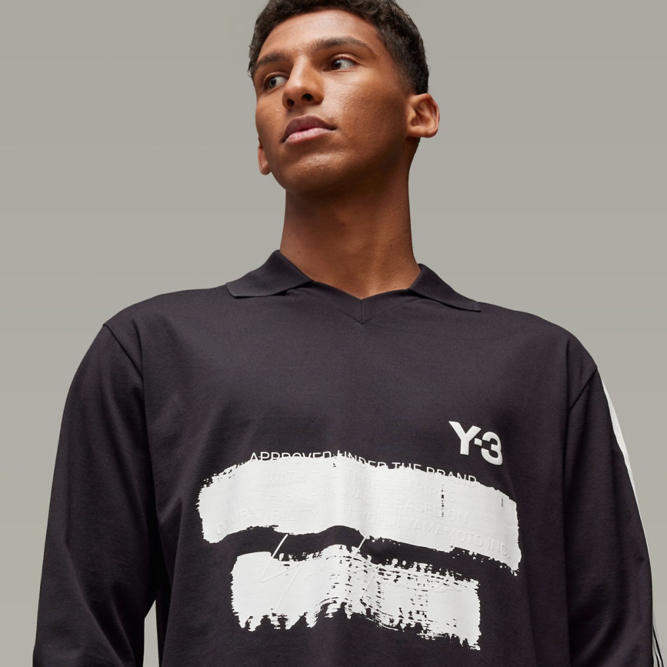 Y-3 Graphic Logo Long Sleeve Tee