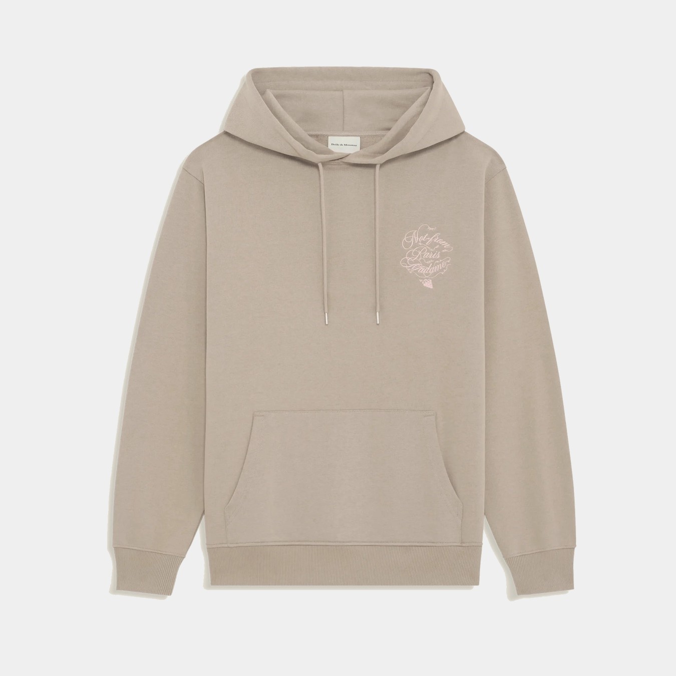 Drôle de Monsieur Le Hoodie Slogan Vignes