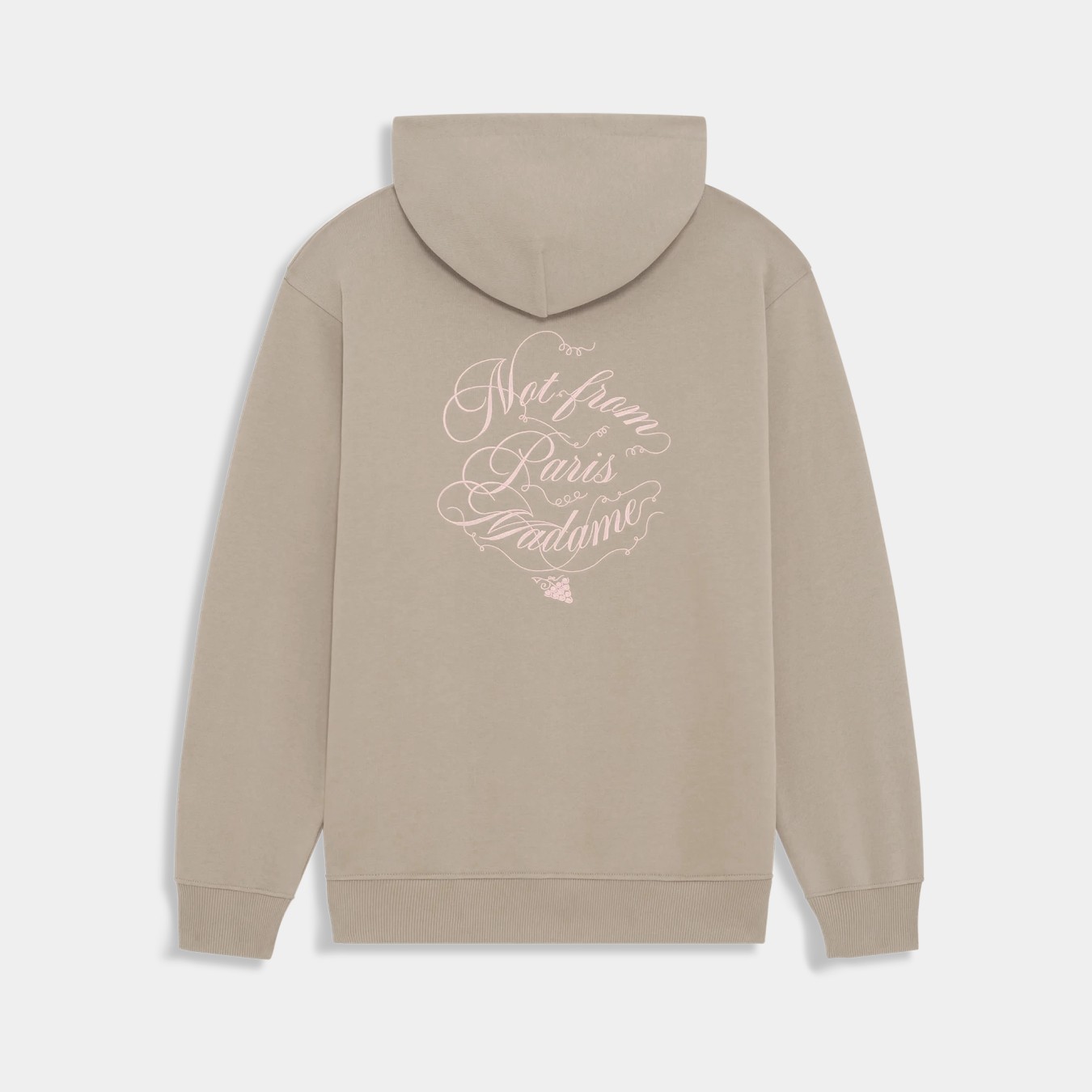 Drôle de Monsieur Le Hoodie Slogan Vignes
