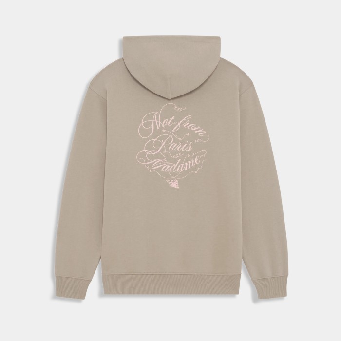 Drôle de Monsieur Le Hoodie Slogan Vignes