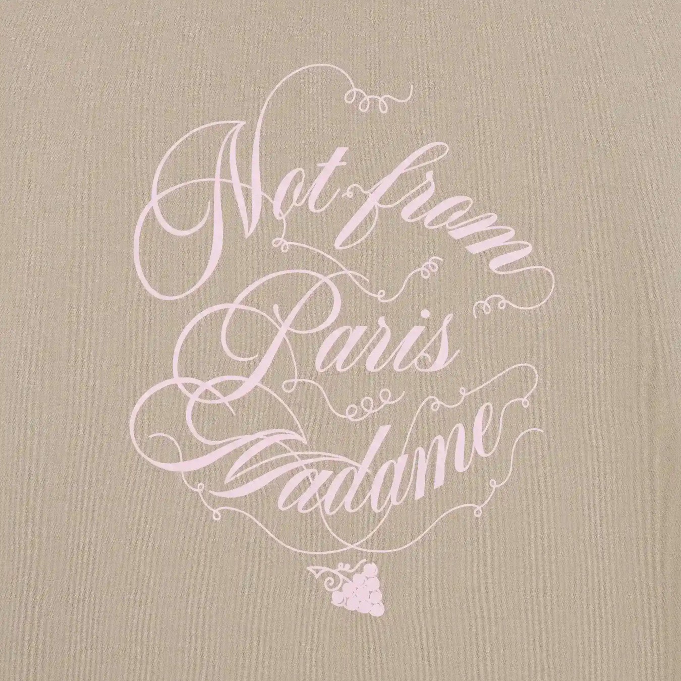Drôle de Monsieur Le T-Shirt Slogan Vignes