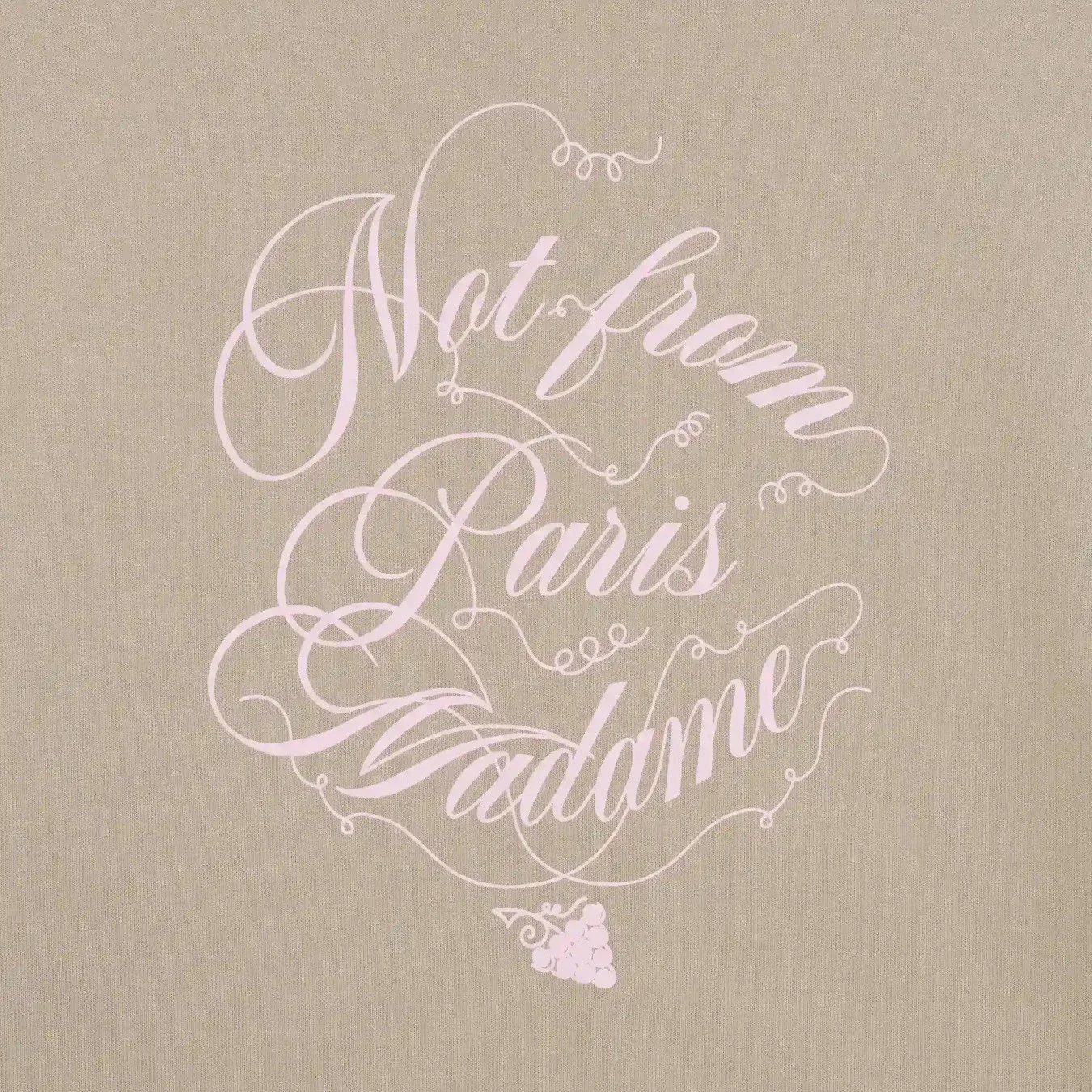 Drôle de Monsieur Le T-Shirt Slogan Vignes