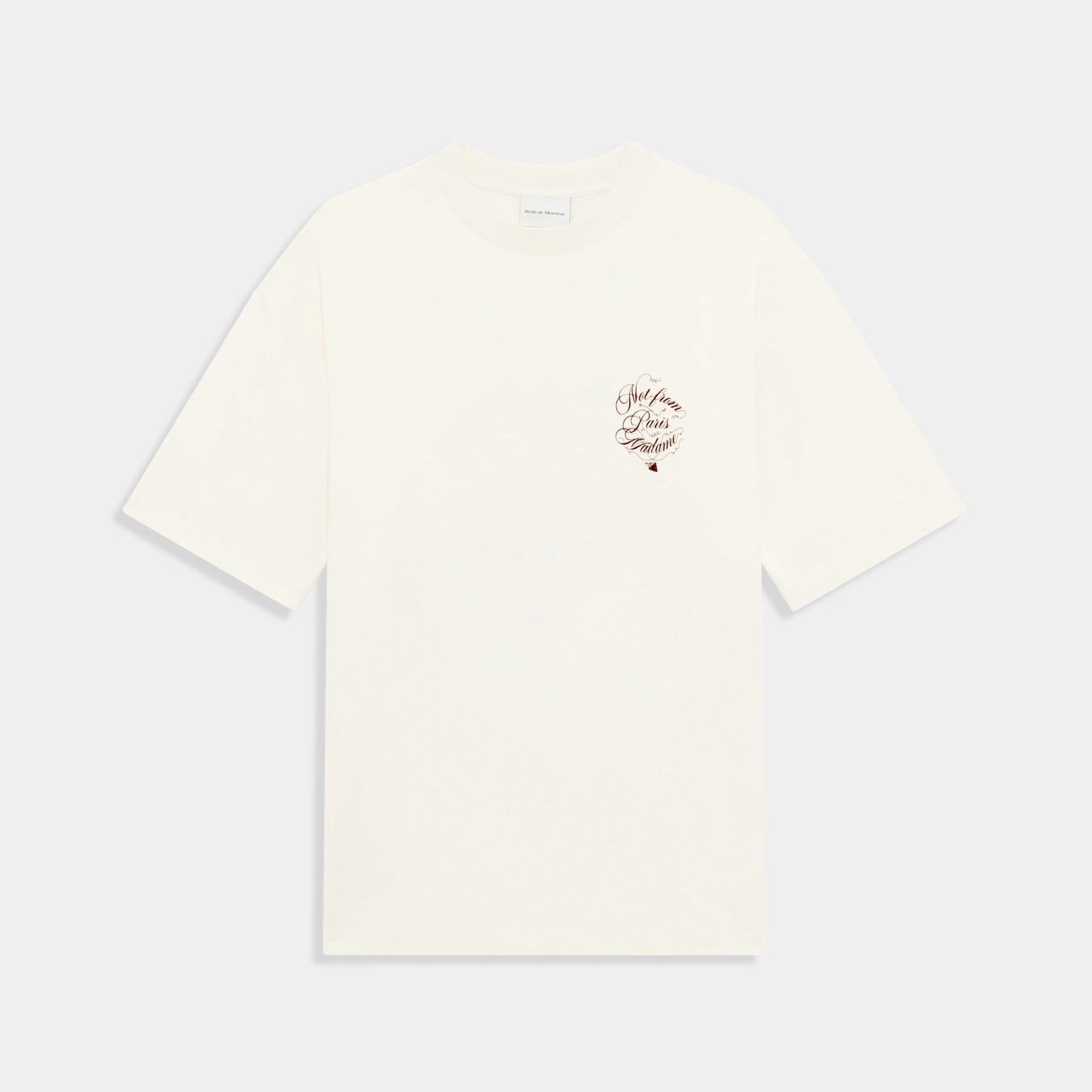 Drôle de Monsieur Le T-Shirt Slogan Vignes