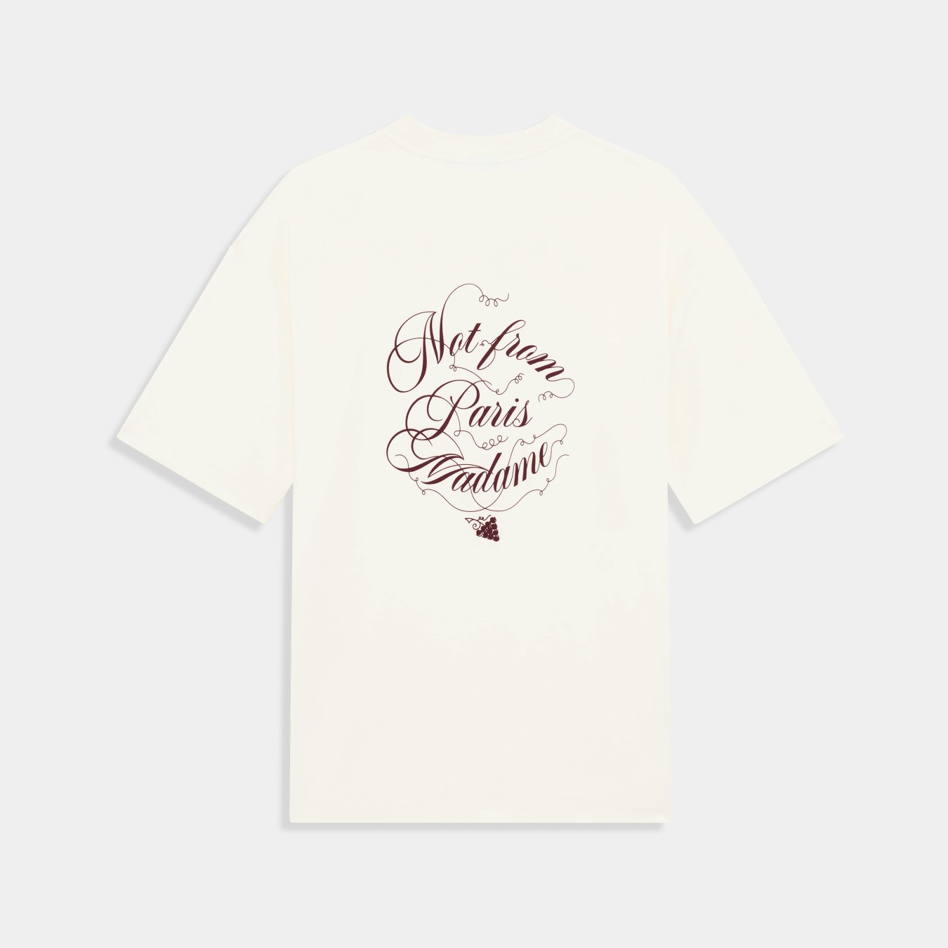 Drôle de Monsieur Le T-Shirt Slogan Vignes