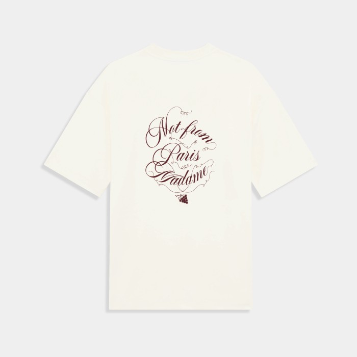 Drôle de Monsieur Le T-Shirt Slogan Vignes