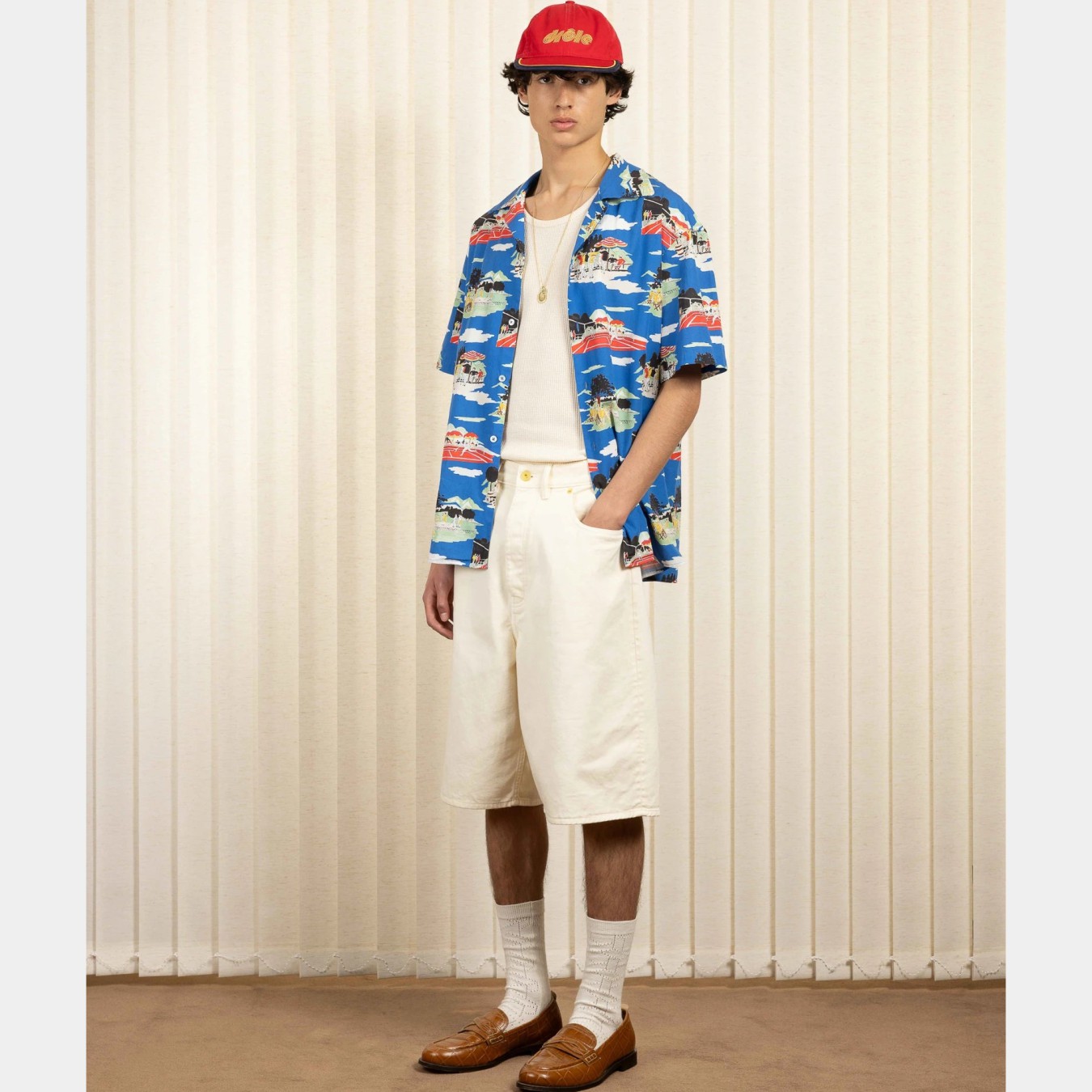 Drôle de Monsieur Le Short Baggy Écru