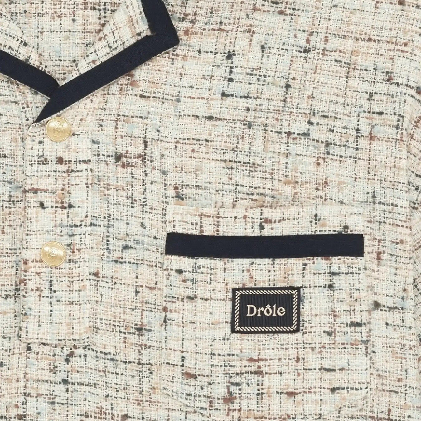 Drôle de Monsieur Le Polo Drôle Tweed
