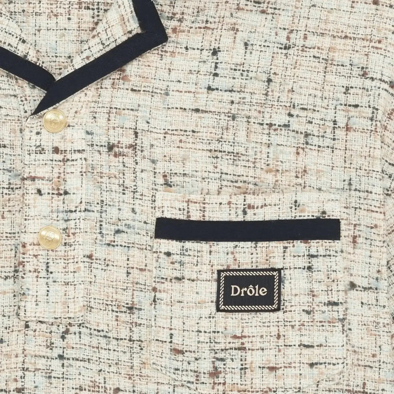 Drôle de Monsieur Le Polo Drôle Tweed