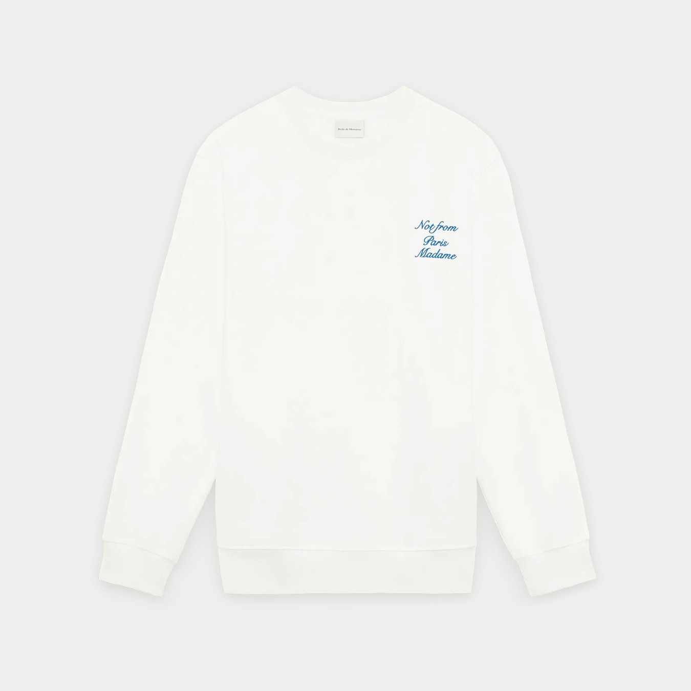 Drôle de Monsieur Le Sweatshirt Slogan Cursive