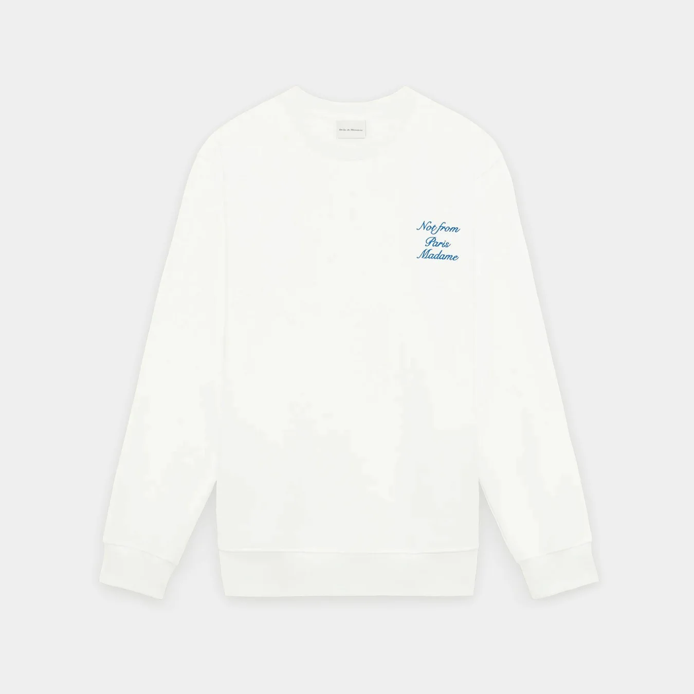 Drôle de Monsieur Le Sweatshirt Slogan Cursive