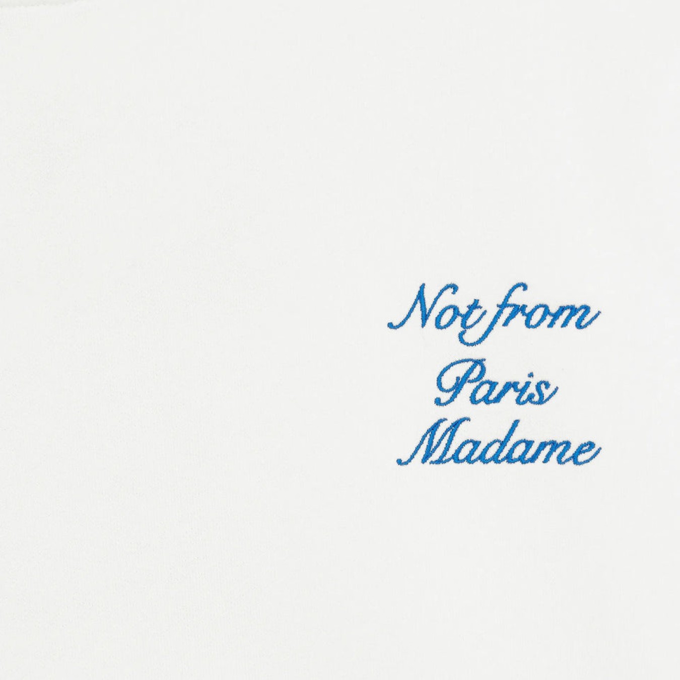 Drôle de Monsieur Le Sweatshirt Slogan Cursive