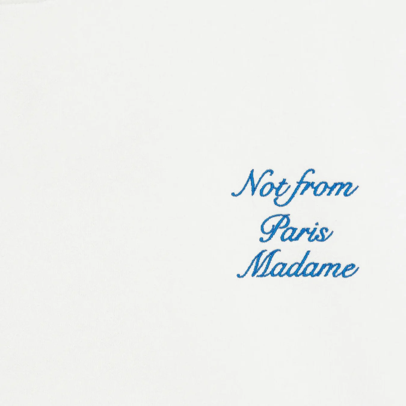 Drôle de Monsieur Le Sweatshirt Slogan Cursive