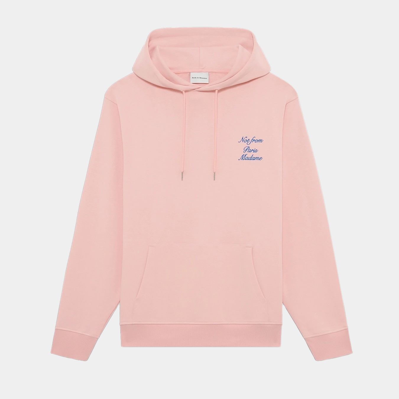 Drôle de Monsieur Le Hoodie Slogan Cursive