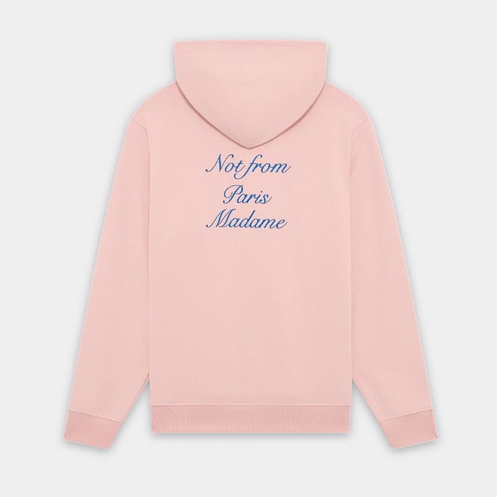 Drôle de Monsieur Le Hoodie Slogan Cursive