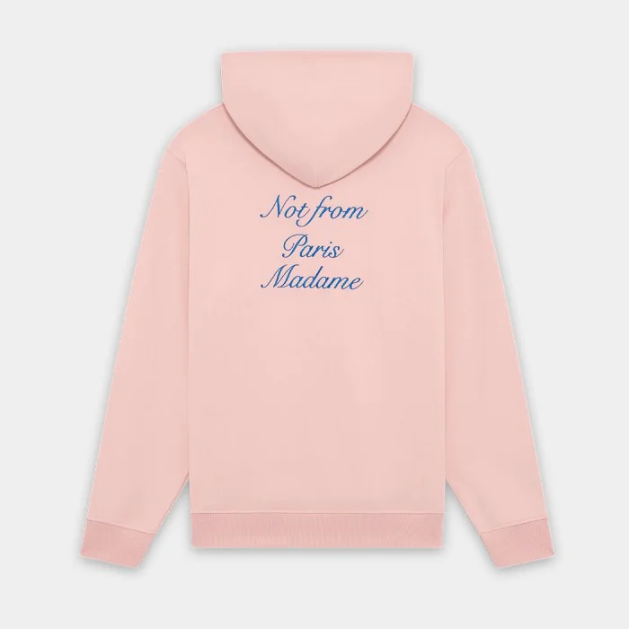 Drôle de Monsieur Le Hoodie Slogan Cursive