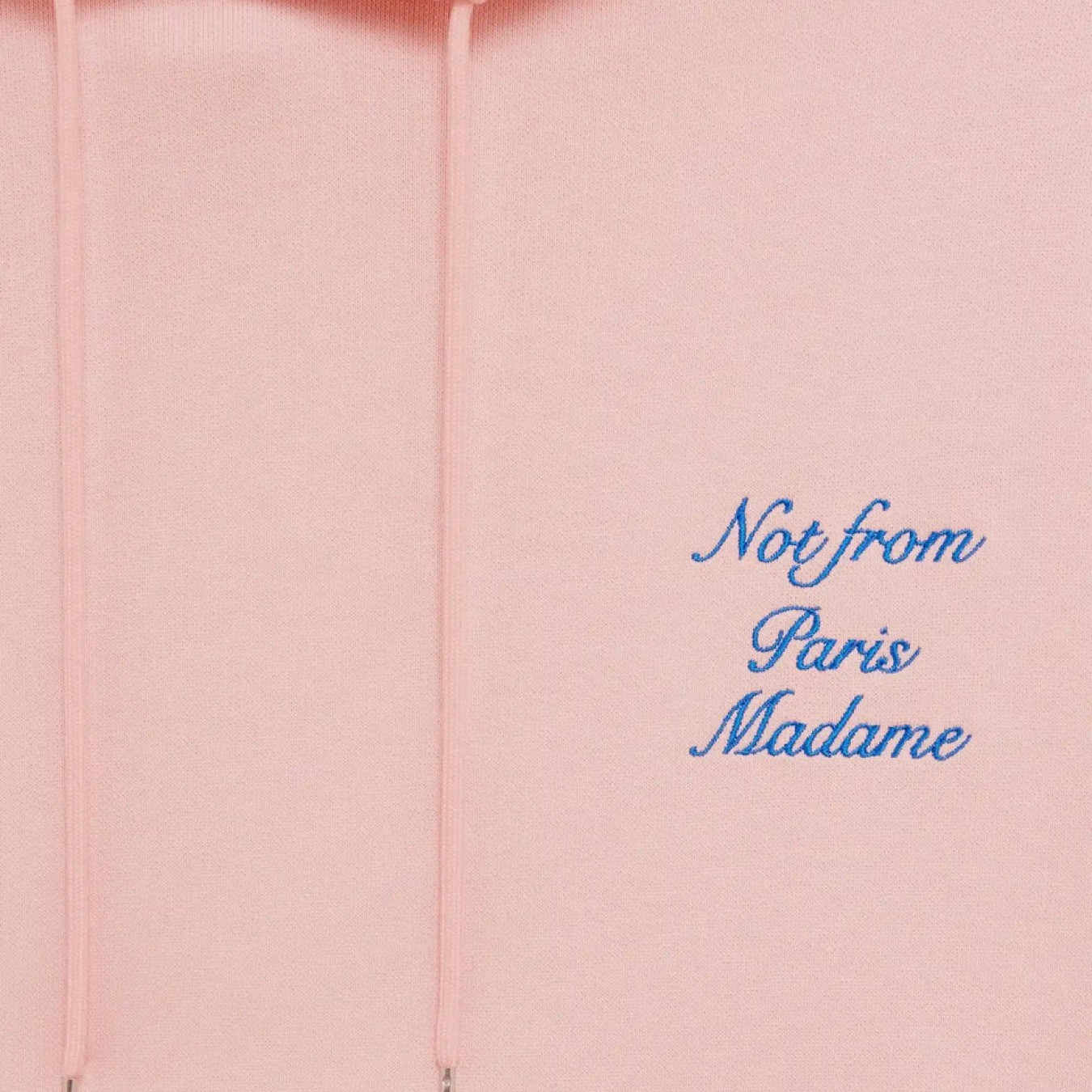 Drôle de Monsieur Le Hoodie Slogan Cursive