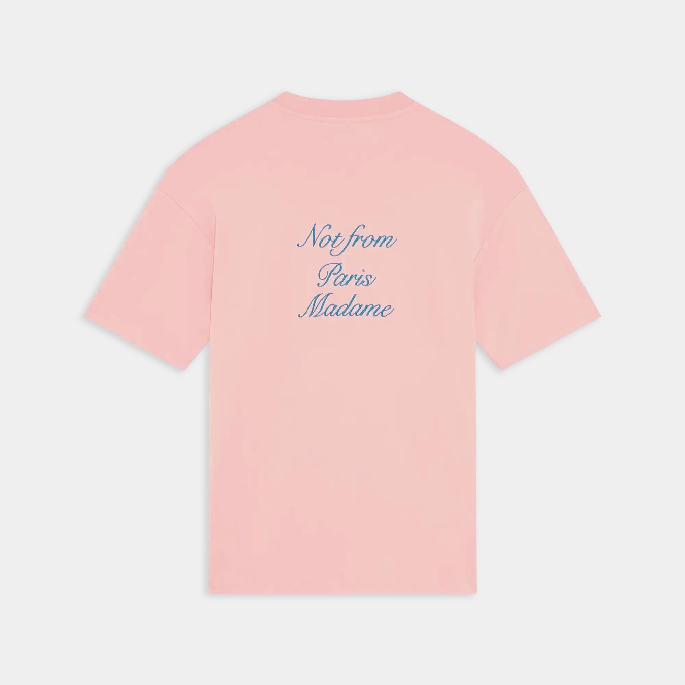 Drôle de Monsieur Le T-Shirt Slogan Cursive