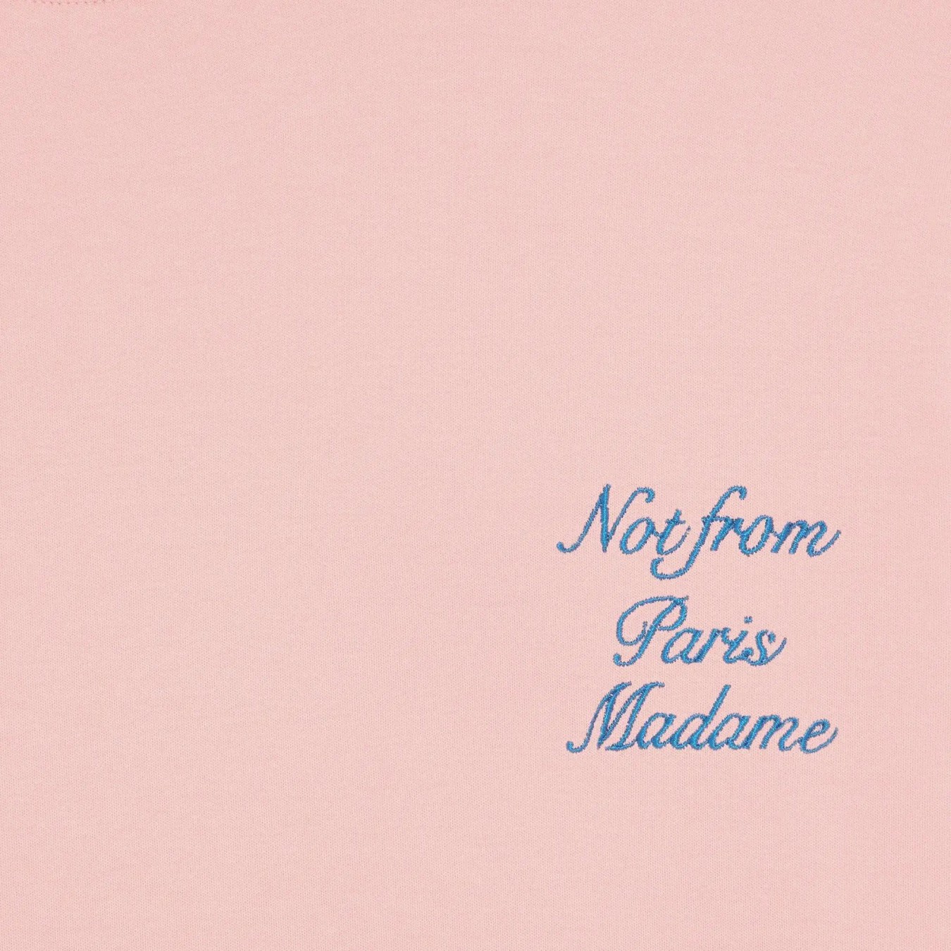 Drôle de Monsieur Le T-Shirt Slogan Cursive