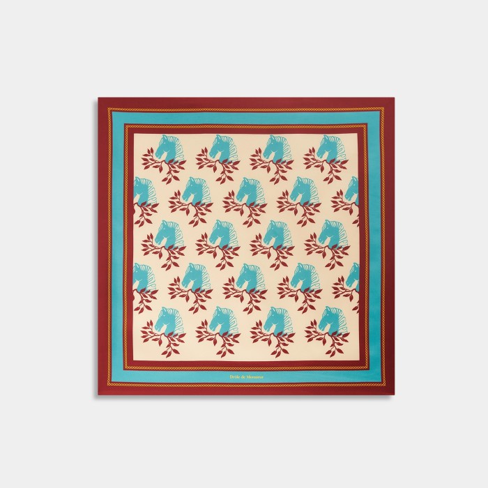 Drôle de Monsieur Le Foulard Soie Polo