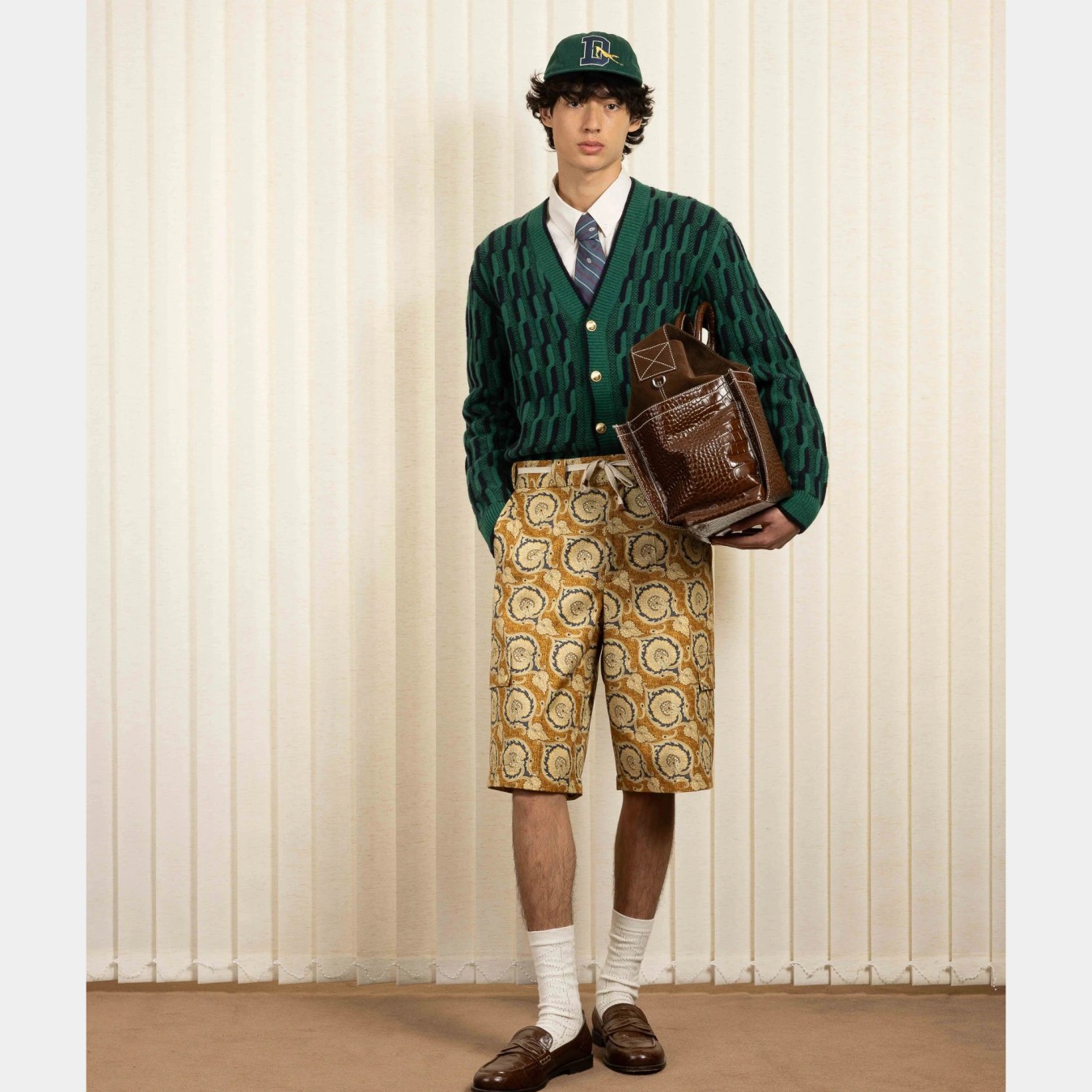 Drôle de Monsieur Le Short Workwear Paisley