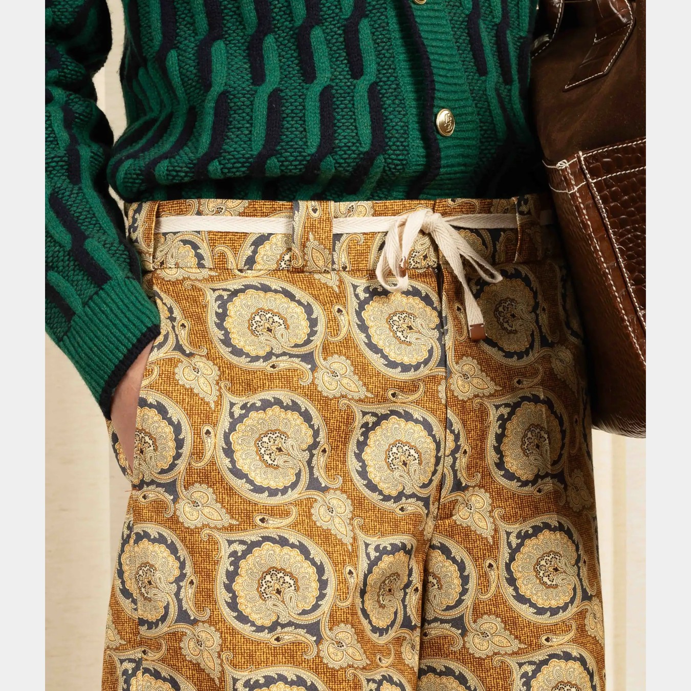 Drôle de Monsieur Le Short Workwear Paisley