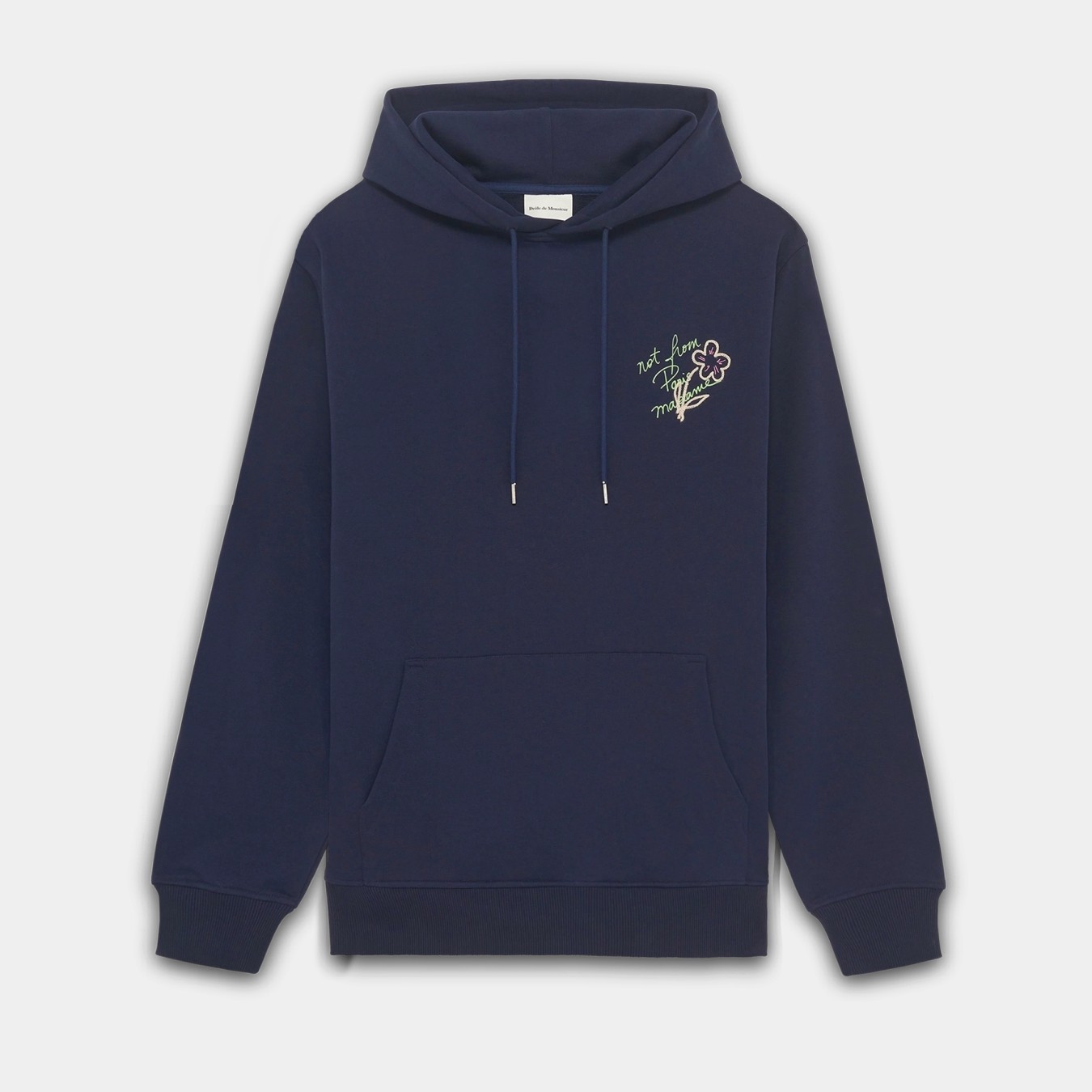 Drôle de Monsieur Le Hoodie Slogan Esquisse
