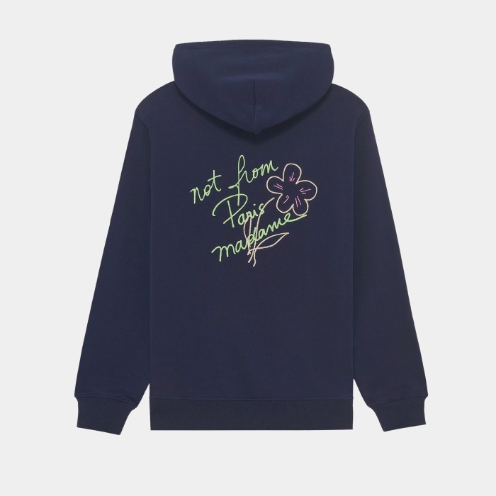 Drôle de Monsieur Le Hoodie Slogan Esquisse