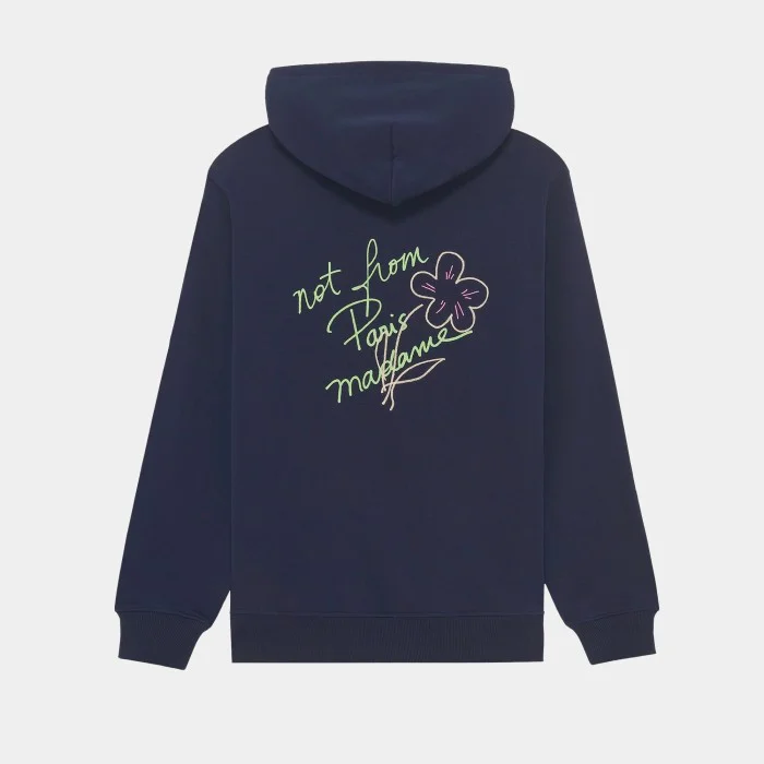 Drôle de Monsieur Le Hoodie Slogan Esquisse