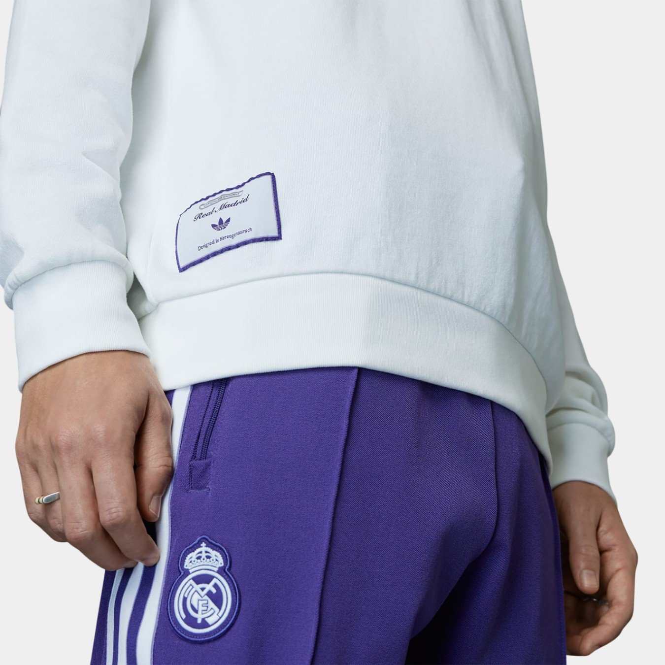 adidas Real Madrid Terrace Icons Half-Zip Top