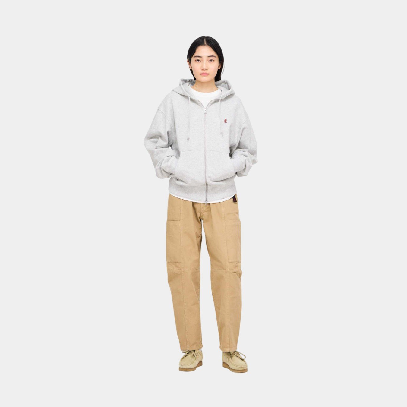 Gramicci One Point Zip Hooded Sweatshirt