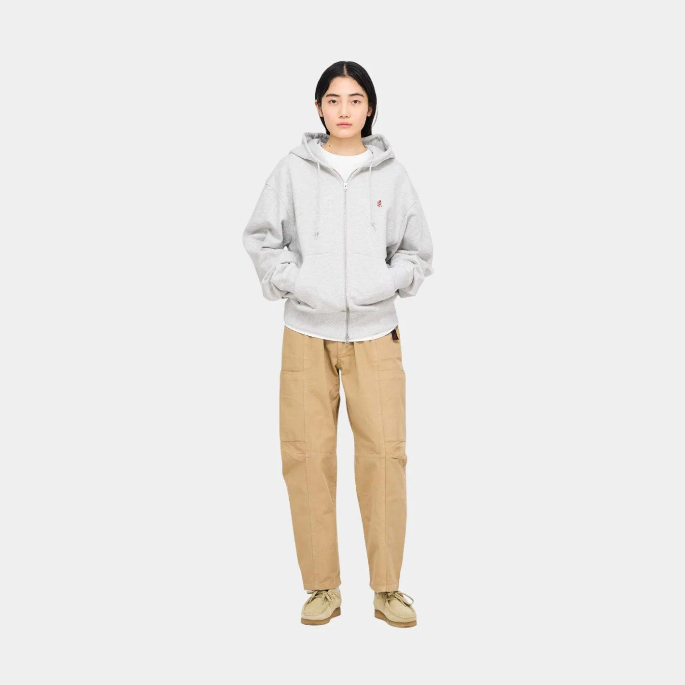 Gramicci One Point Zip Hooded Sweatshirt