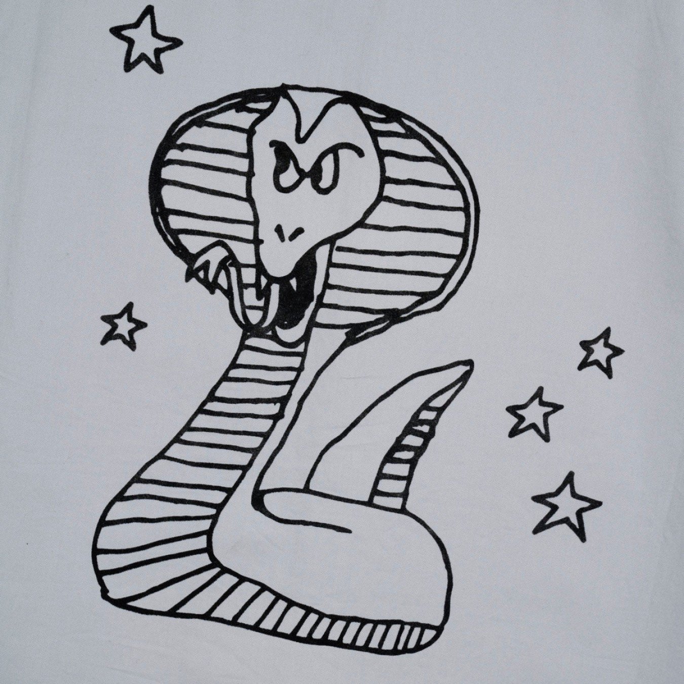 Brain Dead Cobra Flocked Bowling Shirt