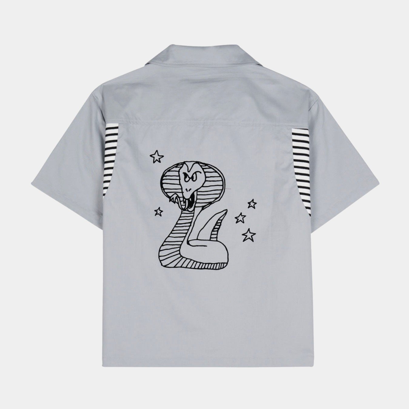 Brain Dead Cobra Flocked Bowling Shirt