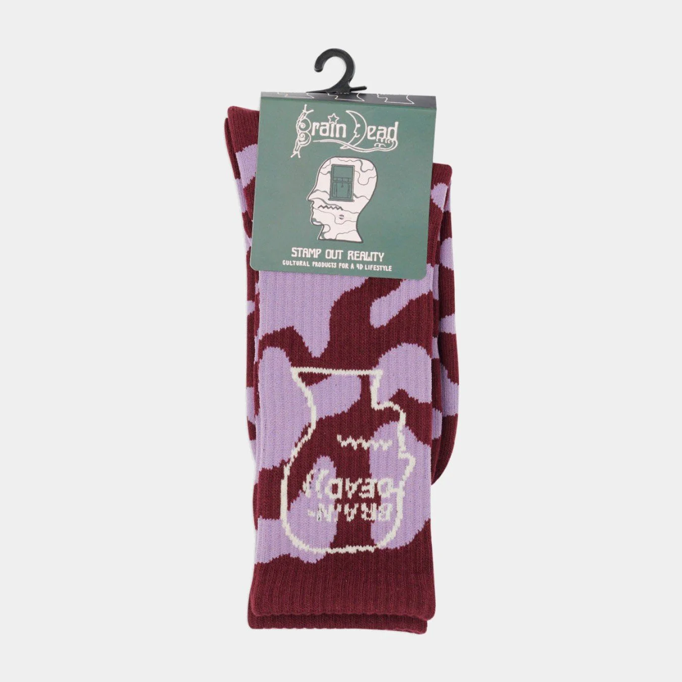 Brain Dead Logohead Crew Socks