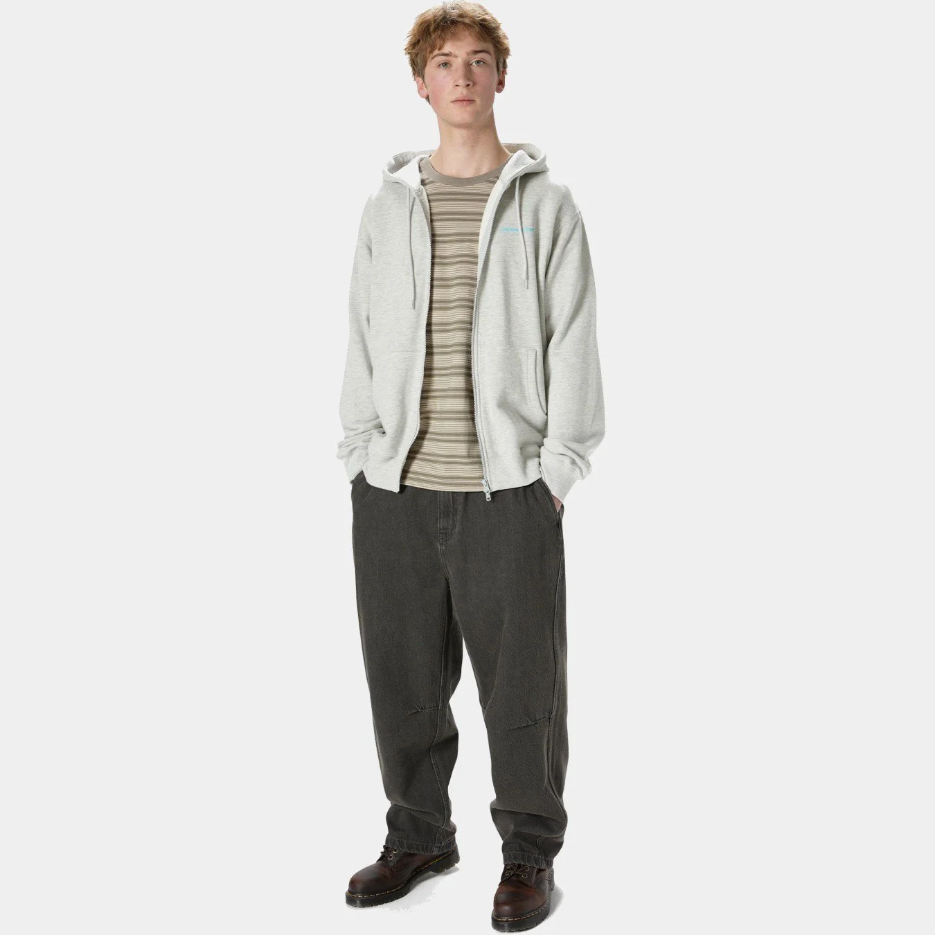 thisisneverthat INTL. Logo Zip Up Hoodie