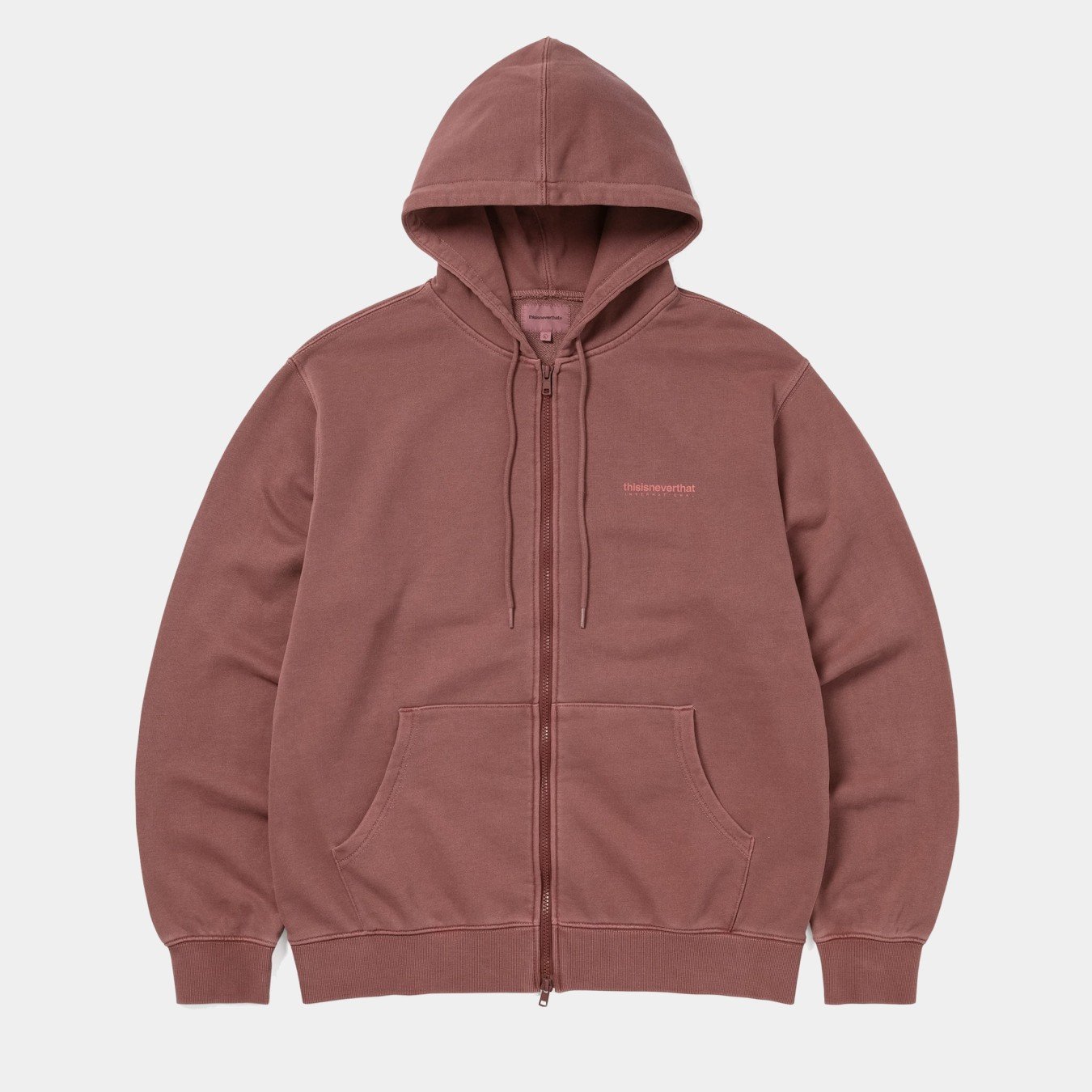 thisisneverthat INTL. Logo Zip Up Hoodie