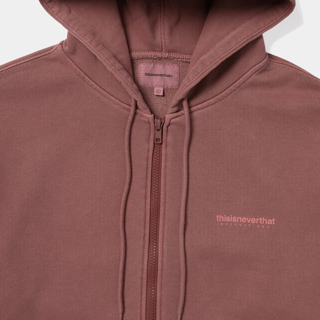 thisisneverthat INTL. Logo Zip Up Hoodie