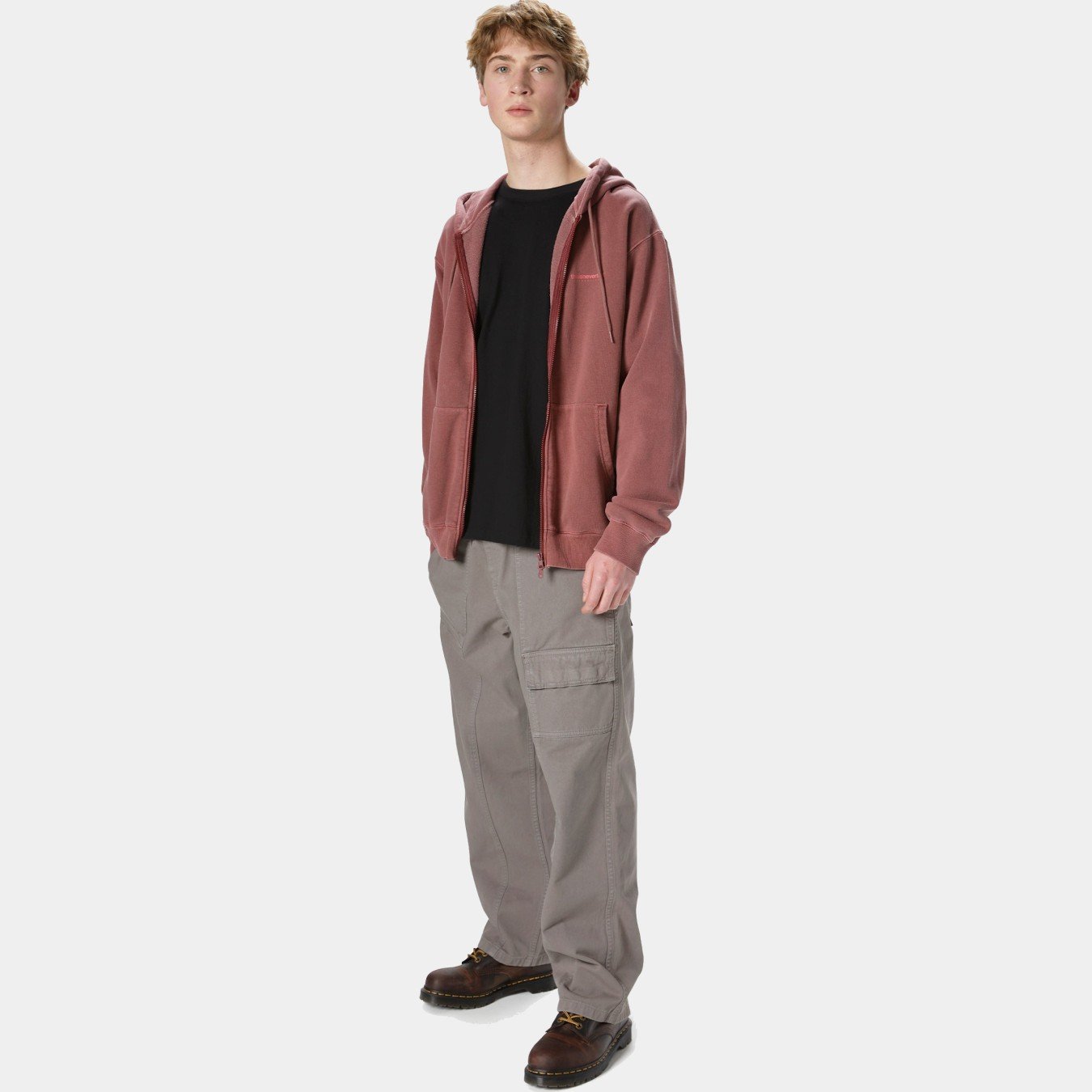 thisisneverthat INTL. Logo Zip Up Hoodie