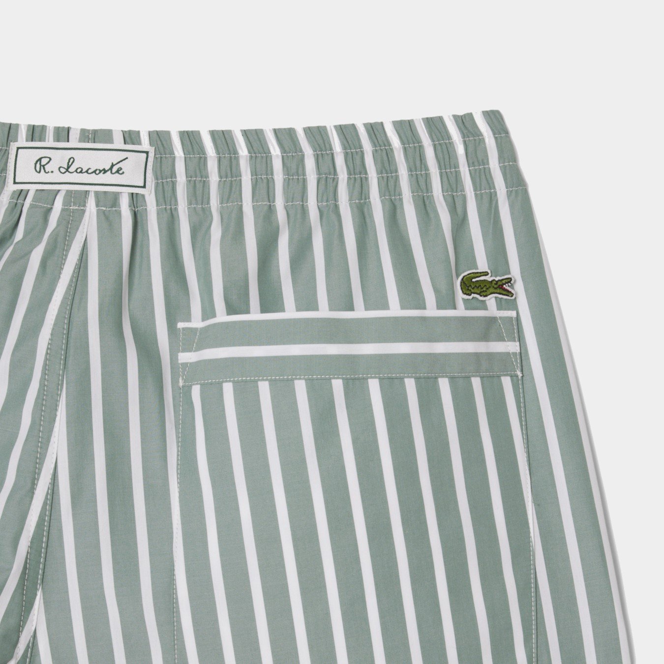 Lacoste Relaxed Fit Striped Shorts