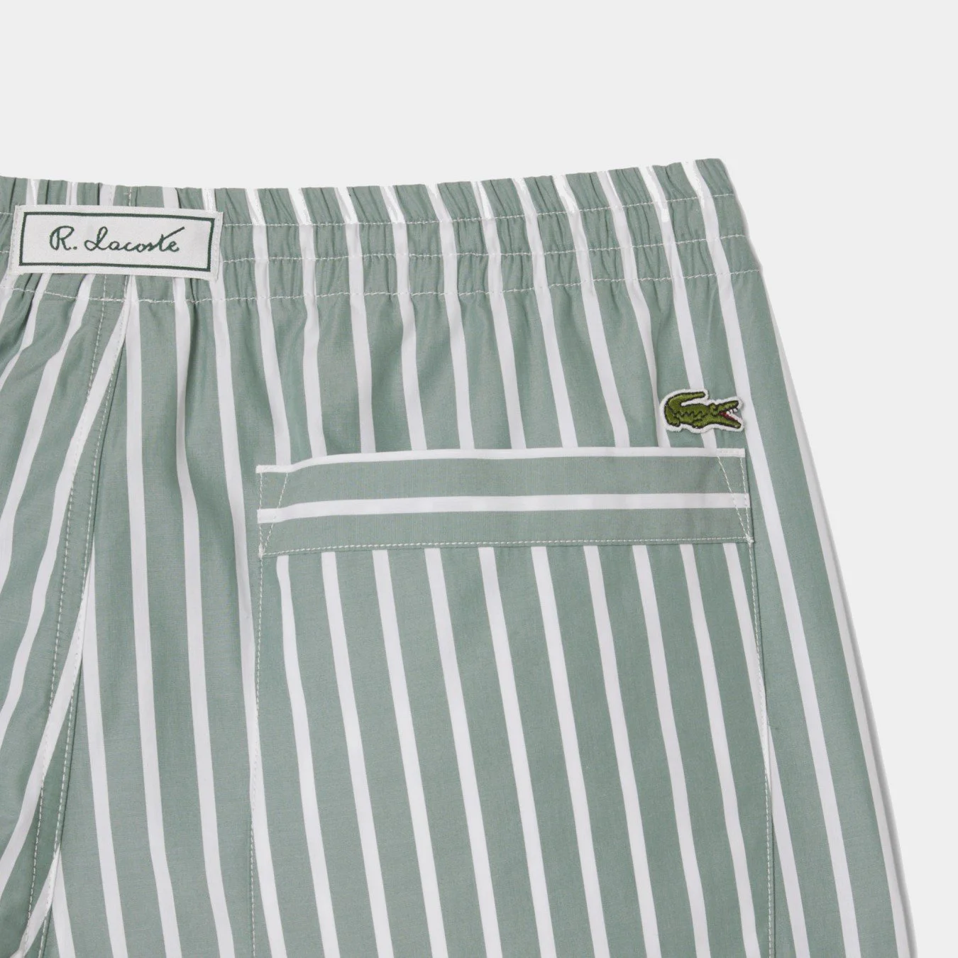 Lacoste Relaxed Fit Striped Shorts