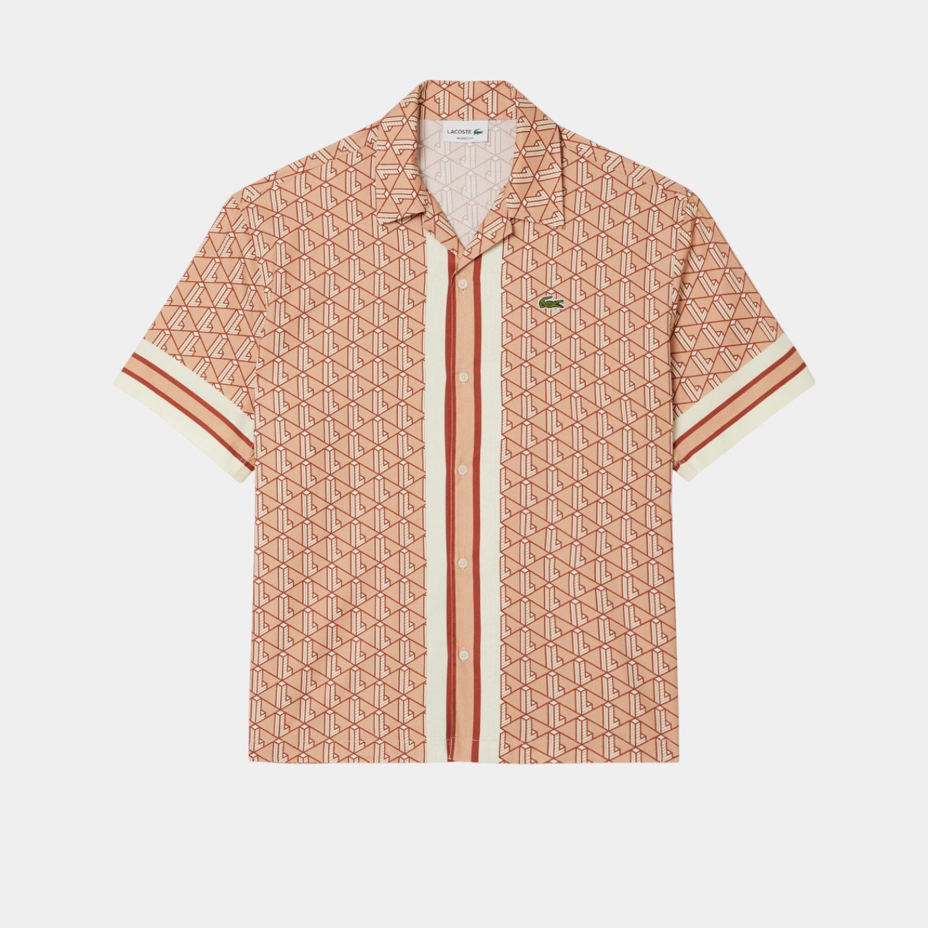 Lacoste Straight Cut Monogram Shirt