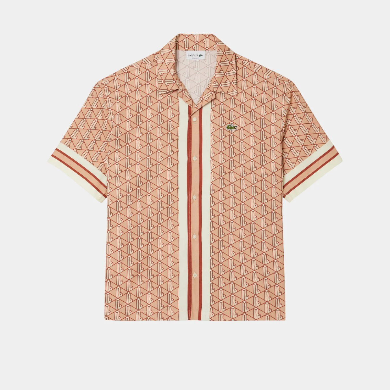 Lacoste Straight Cut Monogram Shirt