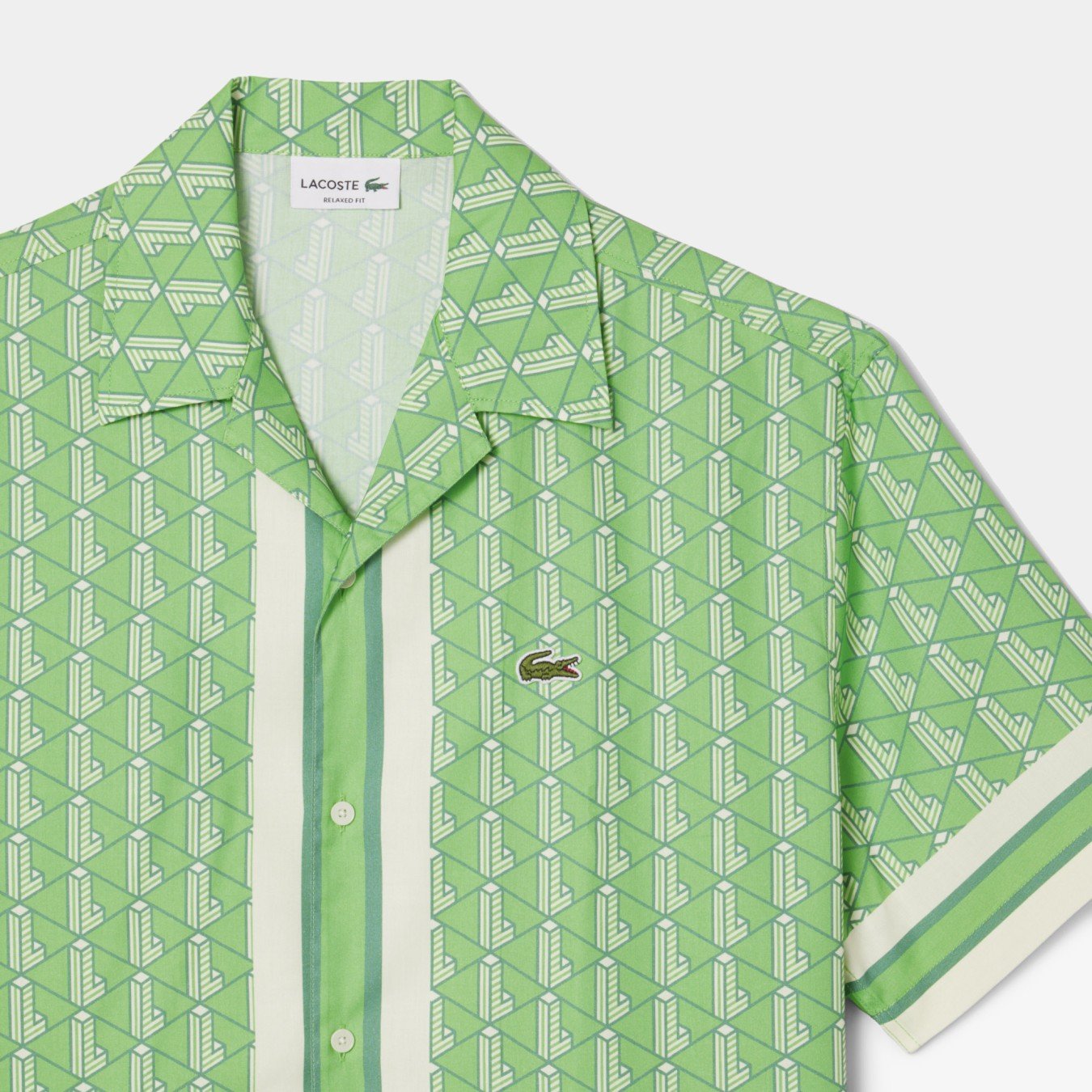 Lacoste Straight Cut Monogram Shirt