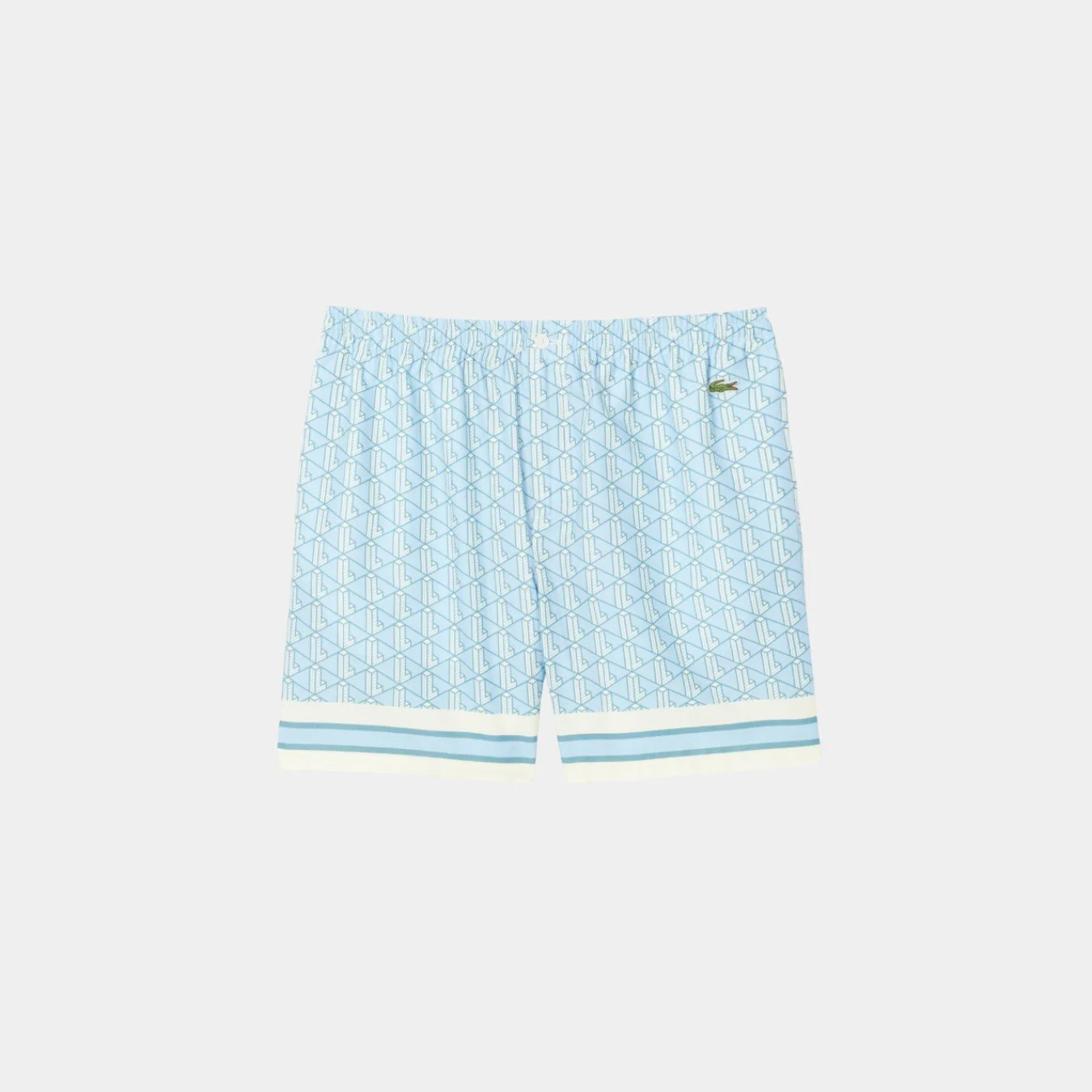 Lacoste Lightweight Monogram Print Shorts